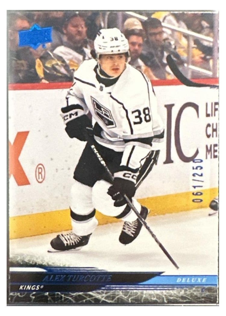 2024-25 Upper Deck Base Set Alex Turcotte Deluxe #326 card