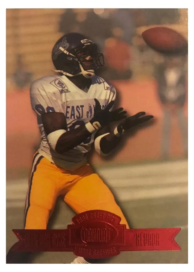 1996 Press Pass Paydirt Alex Van Dyke Red #36 card