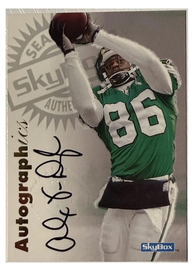 1997 Skybox Premium Autographics Alex Van Dyke card