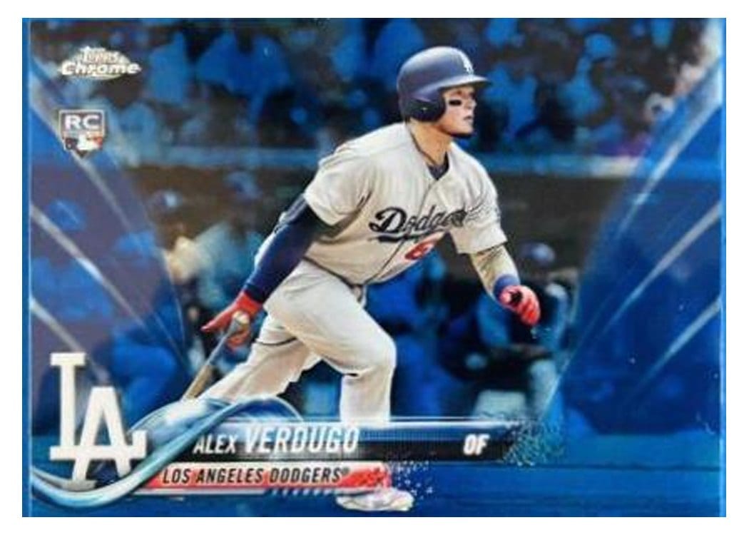 2018 Topps Chrome Base Set Alex Verdugo #167 card