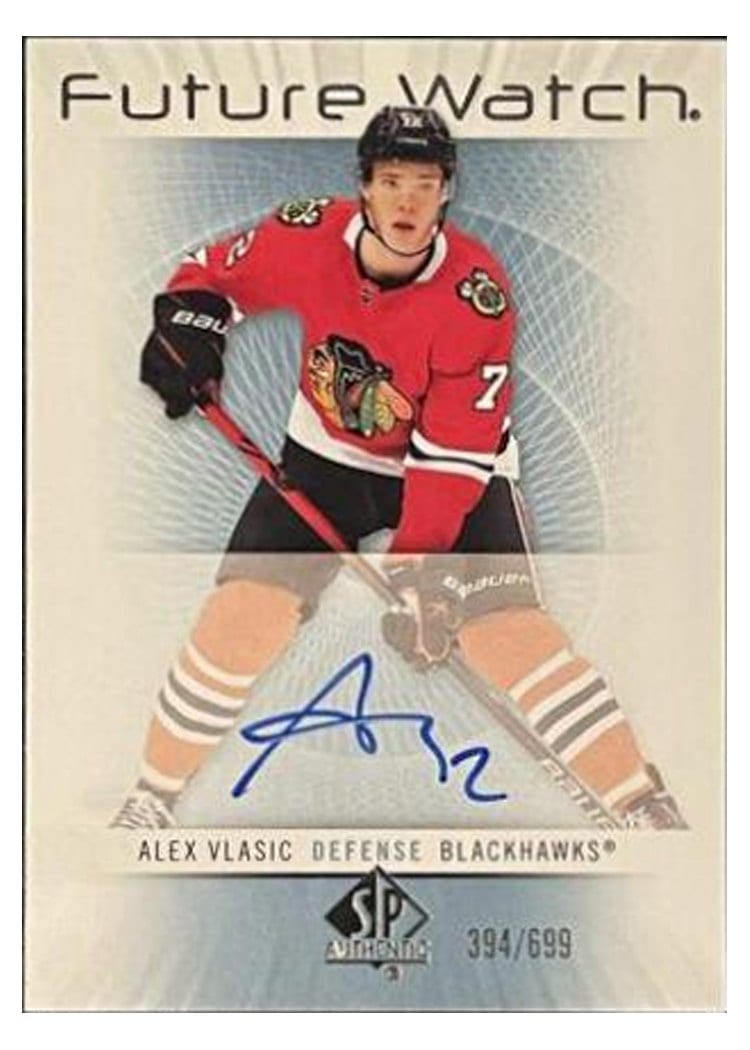 2022-23 SP Authentic 2002-03 Retro - Autographed Future Watch Alex Vlasic #RFWA2-AV card