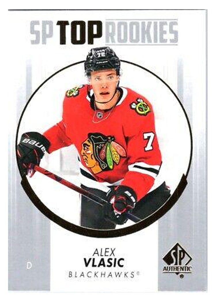 2022-23 SP Authentic Top Rookies Alex Vlasic #TR-34 card
