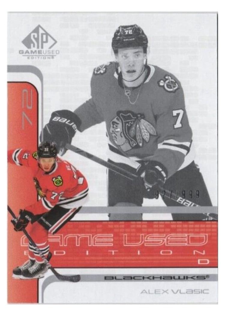 2022-23 SP Game Used 2001-02 Retro - Rookies Alex Vlasic #R-3 card
