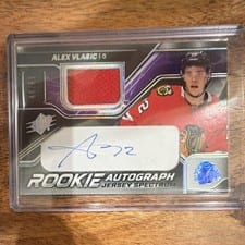 2022-23 SPx Rookie Autograph Jersey Alex Vlasic #AV card