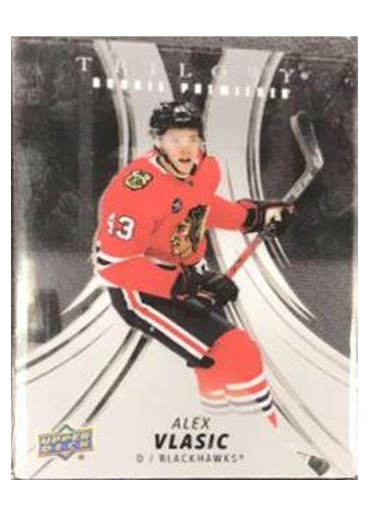 2022-23 Upper Deck Trilogy Rookie Premier Alex Vlasic #RP-AV card