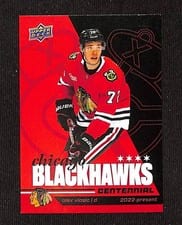 2025-26 Upper Deck Chicago Blackhawks Centennial Hobby Alex Vlasic #58 card