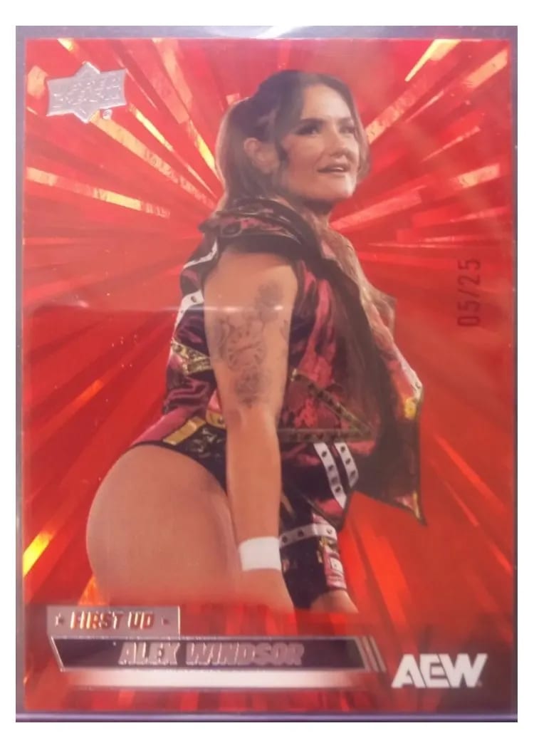 2026 Upper Deck AEW Alex Windsor Outburst Red #3 card