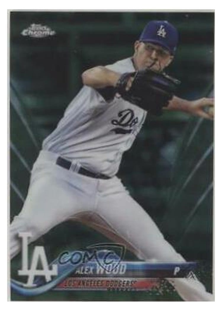 2018 Topps Chrome Base Set Alex Wood #39 card
