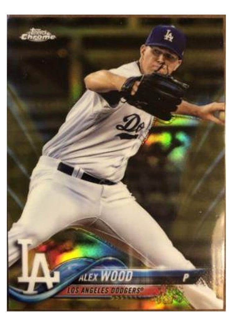 2018 Topps Chrome Base Set Alex Wood #39 card