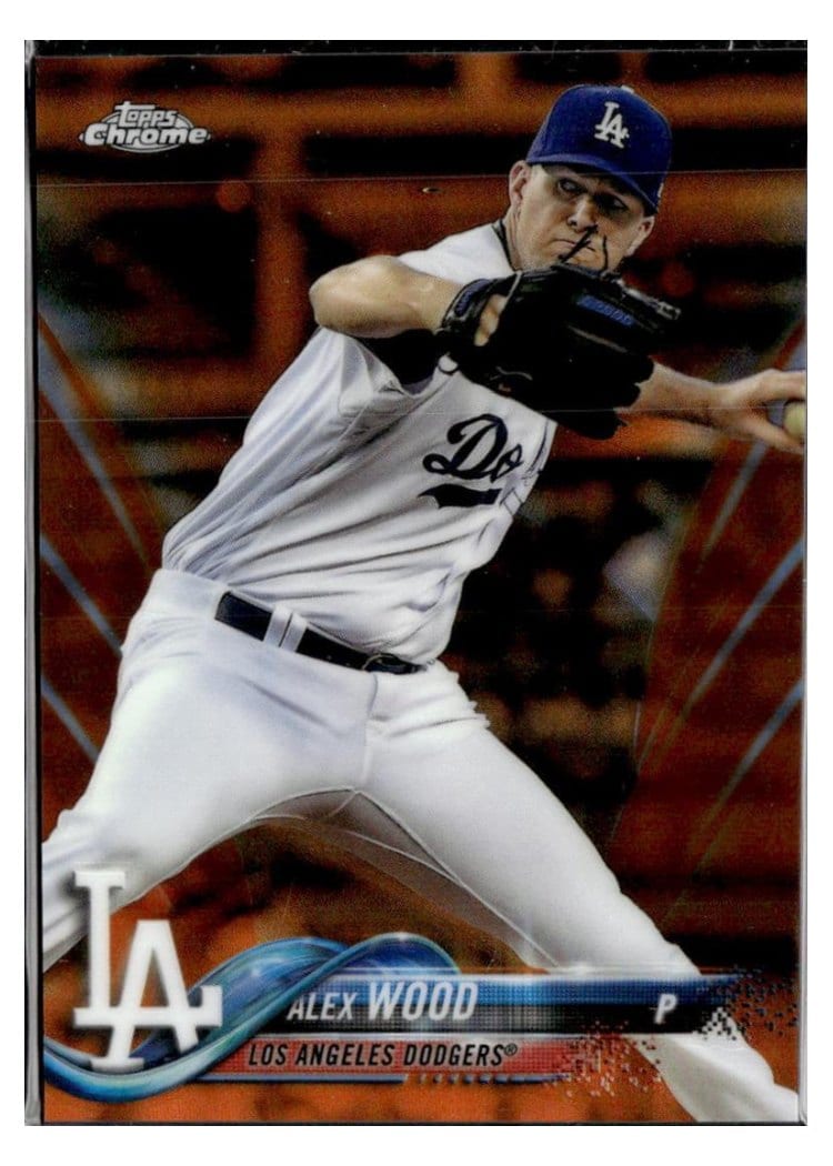 2018 Topps Chrome Base Set Alex Wood #39 card