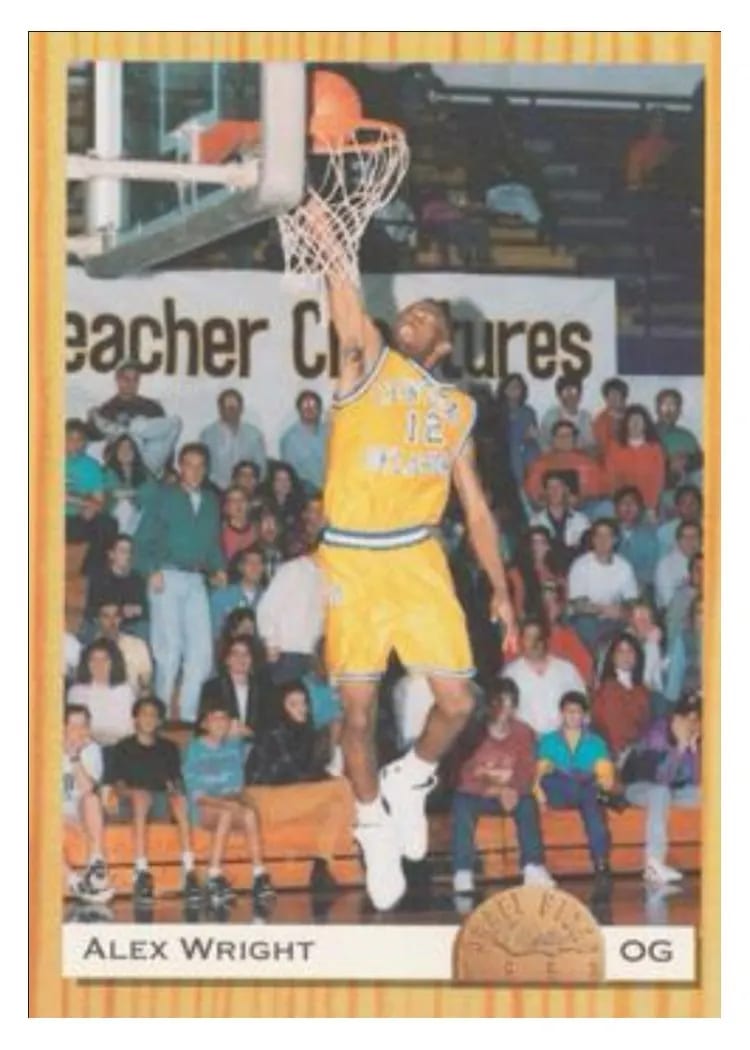 1993 Classic Draft Picks Alex Wright #81 card