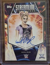 2025 Topps Exalted WWE Wrestling Streamline Signatures Alexa Bliss #STS-ABS card