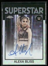 2026 Topps Chrome WWE 1986 Topps Autographs Alexa Bliss #86T-AB card