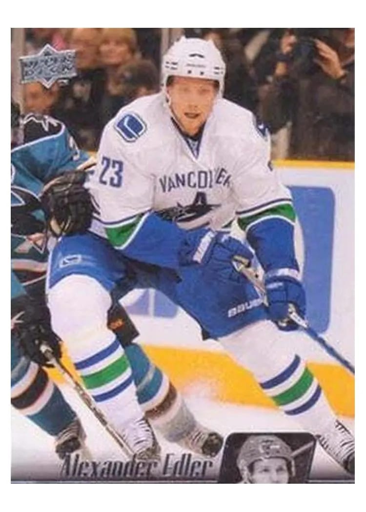 2010 Upper Deck ALEXANDER EDLER #10 card