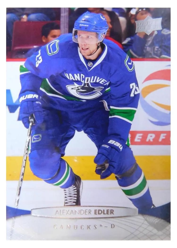 2011 Upper Deck Alexander Edler #17 card