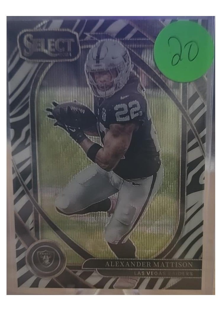 2024 Panini Select Base Set Alexander Mattison #204 card