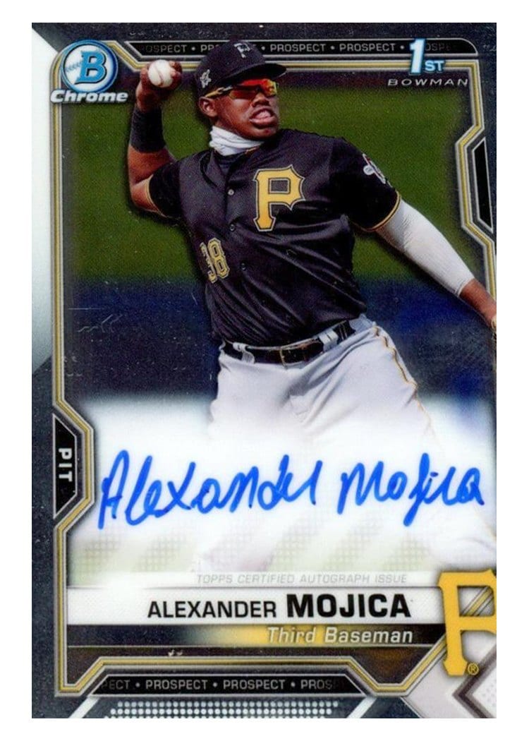 2021 Bowman Chrome Prospect Autographs Alexander Mojica #CPA-AM