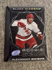 2025-26 Upper Deck Black Diamond Rookie Gems Alexander Nikishin #RG-AN card