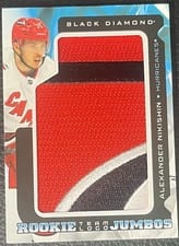 2025-26 Upper Deck Black Diamond Rookie Team Logo Jumbo Puzzle Patch Alexander Nikishin #RTL-AN
