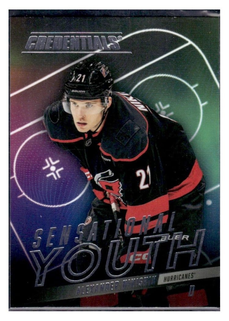 2025-26 Upper Deck Credentials Sensational Youth Alexander Nikishin #SY-12 card