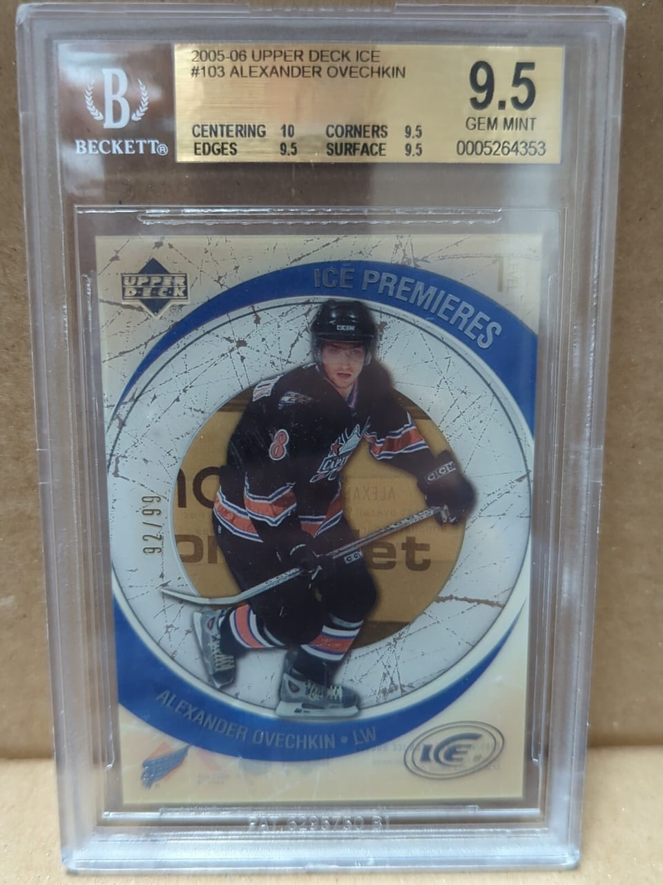2005 Upper Deck Ice Alexander Ovechkin #103