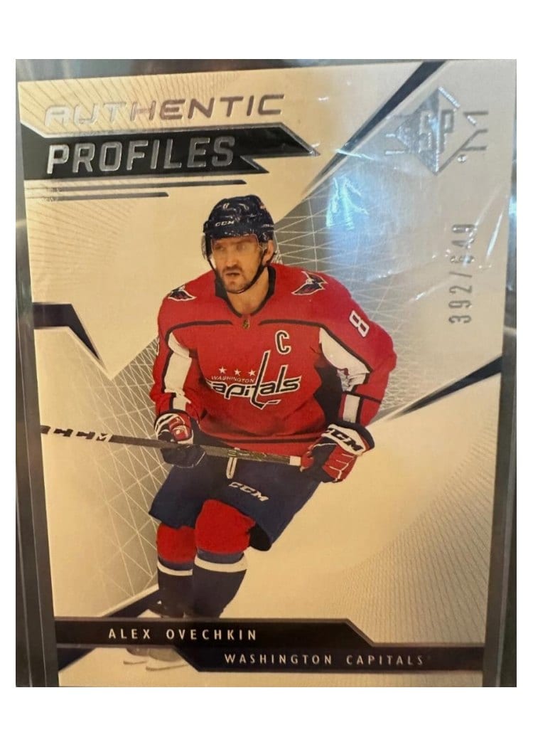 2018 SP Authentic Profiles Alexander Ovechkin #AP-AO card