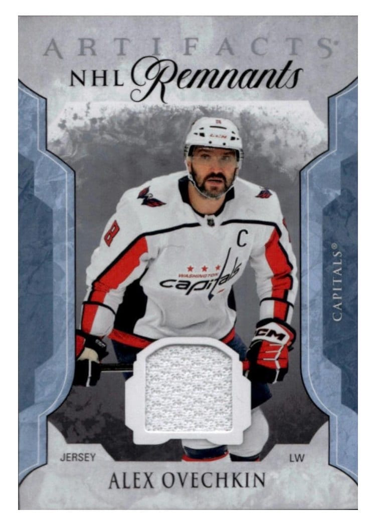 2019-20 Upper Deck Artifacts NHL Remnants Alexander Ovechkin #NR-AO card