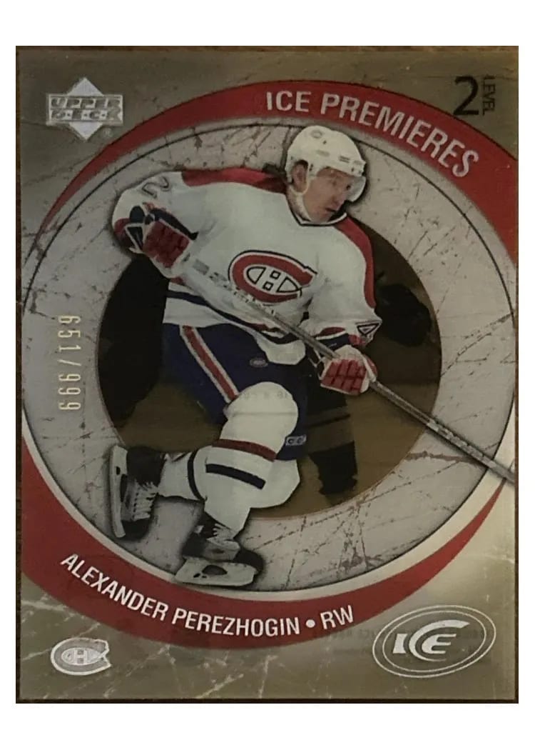 2005 Upper Deck Ice Alexander Perezhogin #114 card