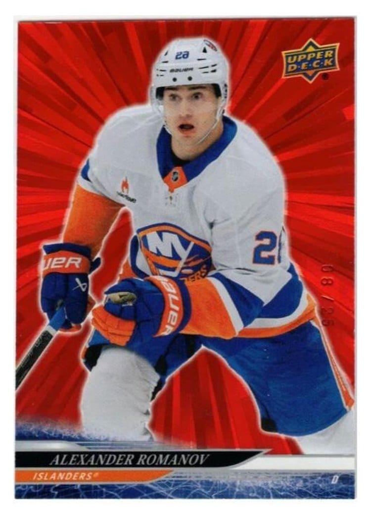 2024-25 Upper Deck Base Set Alexander Romanov #583 card