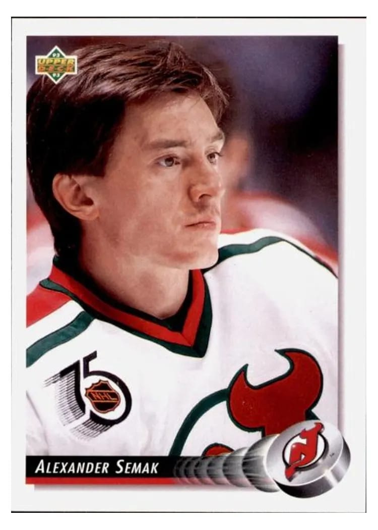 1992 Upper Deck Alexander Semak #45 card