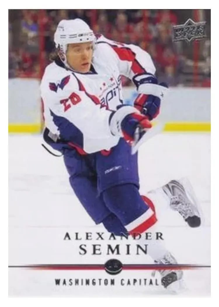 2008 Upper Deck Alexander Semin #2 card