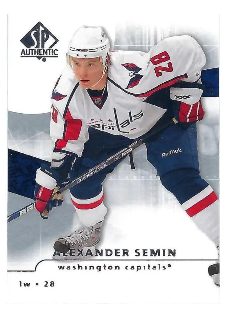 2009 SP Authentic Alexander Semin #83 card