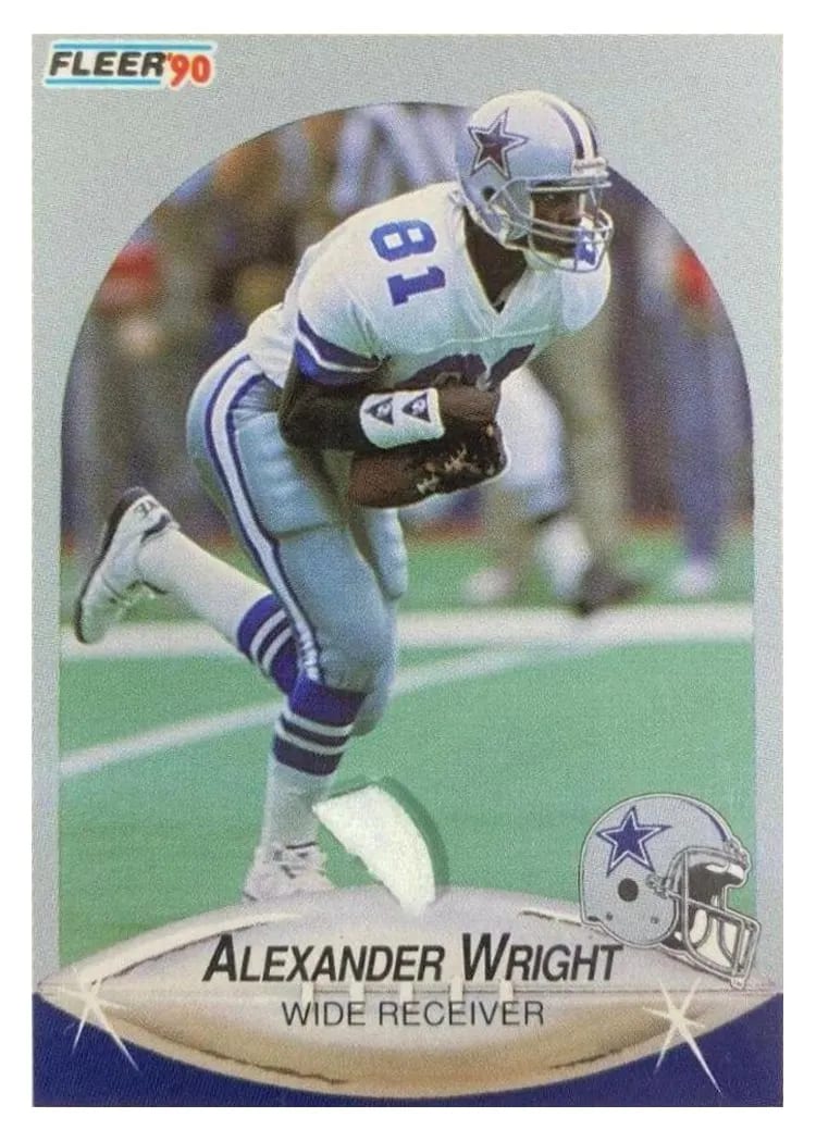 1990 Fleer Update Alexander Wright #U-41 card