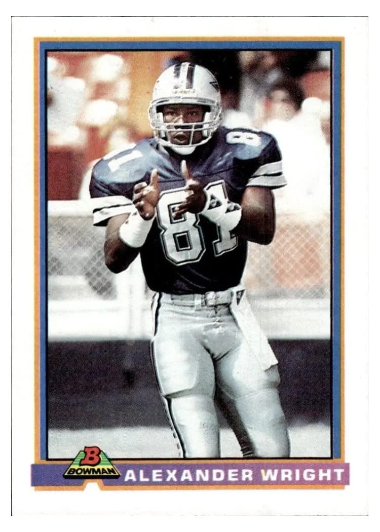 1991 Bowman Alexander Wright #109 card