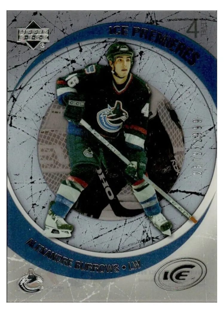 2005 Upper Deck Ice Alexandre Burrows #235 card