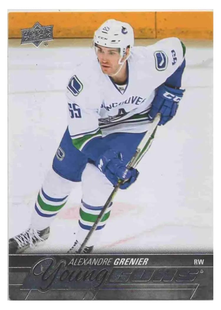 2015 Upper Deck Alexandre Grenier #470 card