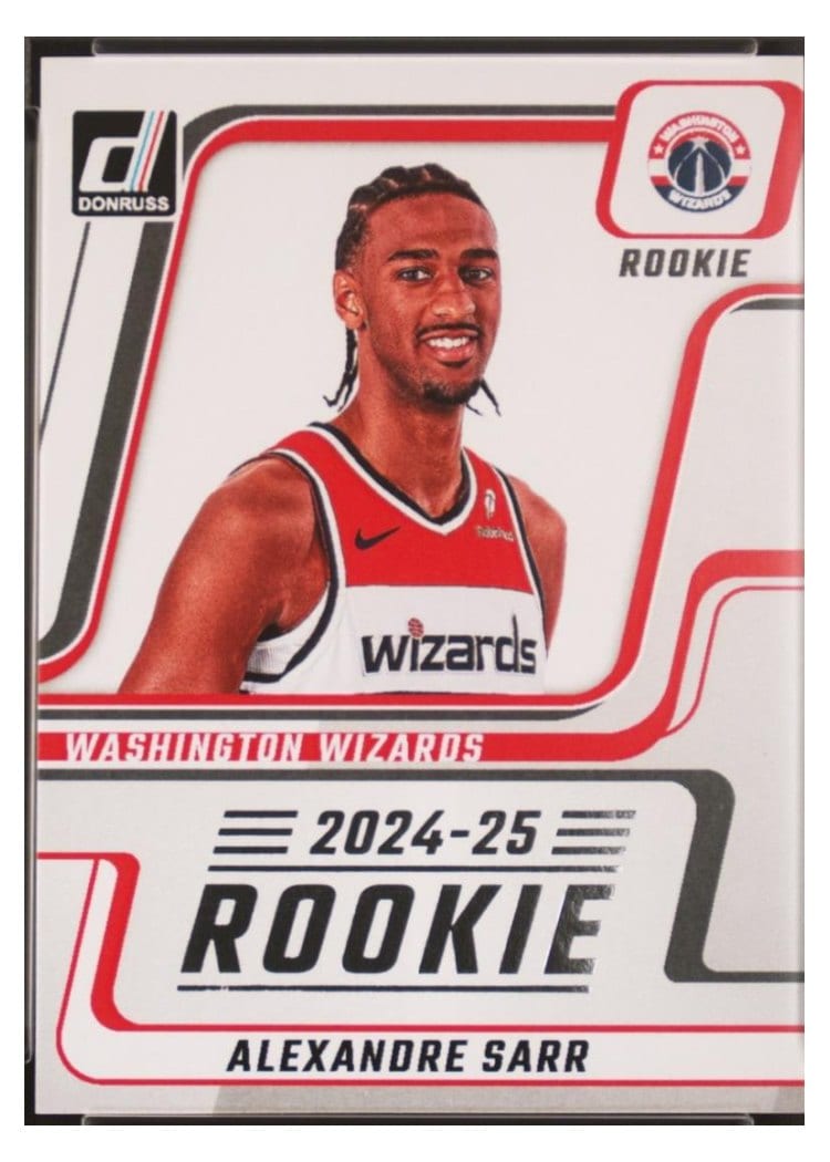 2024-25 Donruss Next Day Alexandre Sarr #NDA-ASW card