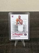 2024-25 Panini Court Kings Works in Progress Alexandre Sarr #29 card