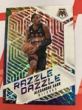 2024-25 Panini Mosaic Razzle Dazzle Alexandre Sarr #14 card