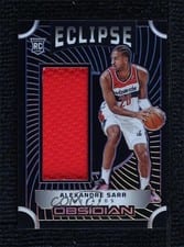 2024-25 Panini Obsidian Eclipse Materials Alexandre Sarr #EM-SAR card