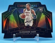 2024-25 Panini Obsidian Vitreous Alexandre Sarr #5 card