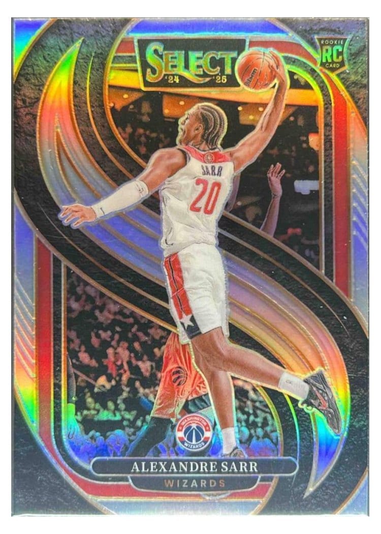 2024-25 Panini Select Base Set Alexandre Sarr #185 card