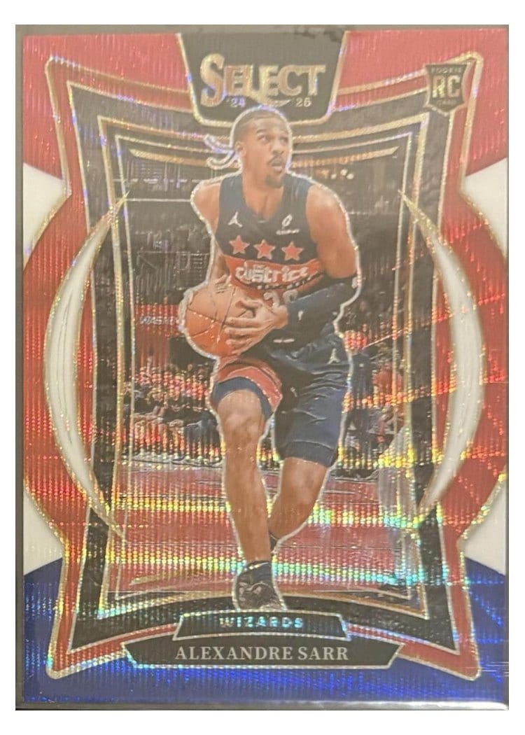 2024-25 Panini Select Base Set Alexandre Sarr Red White Blue #73 card