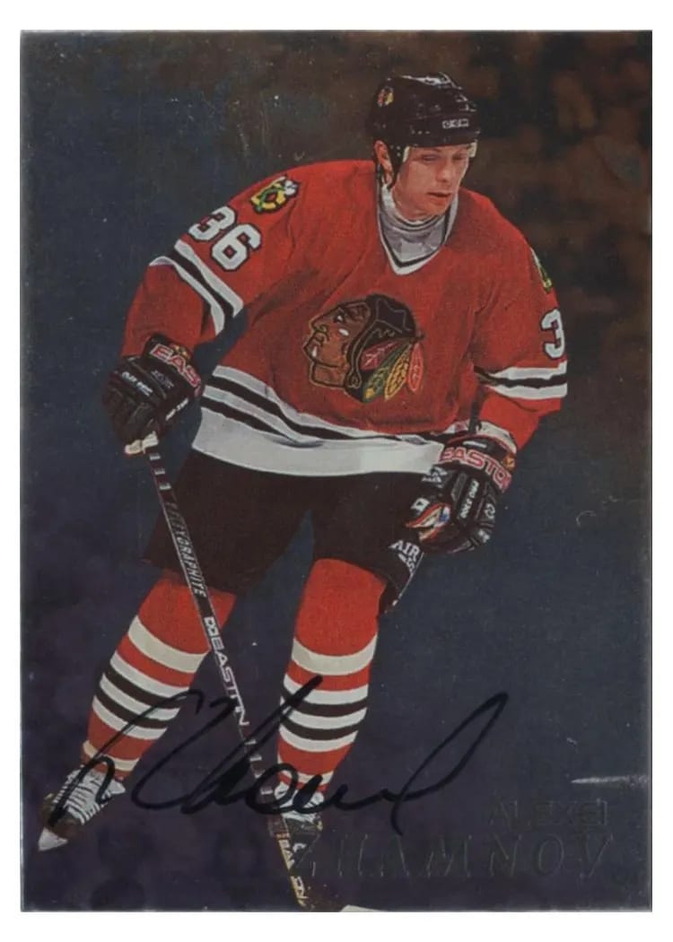 1998 Be a Player Alexei Zhamnov #29 card