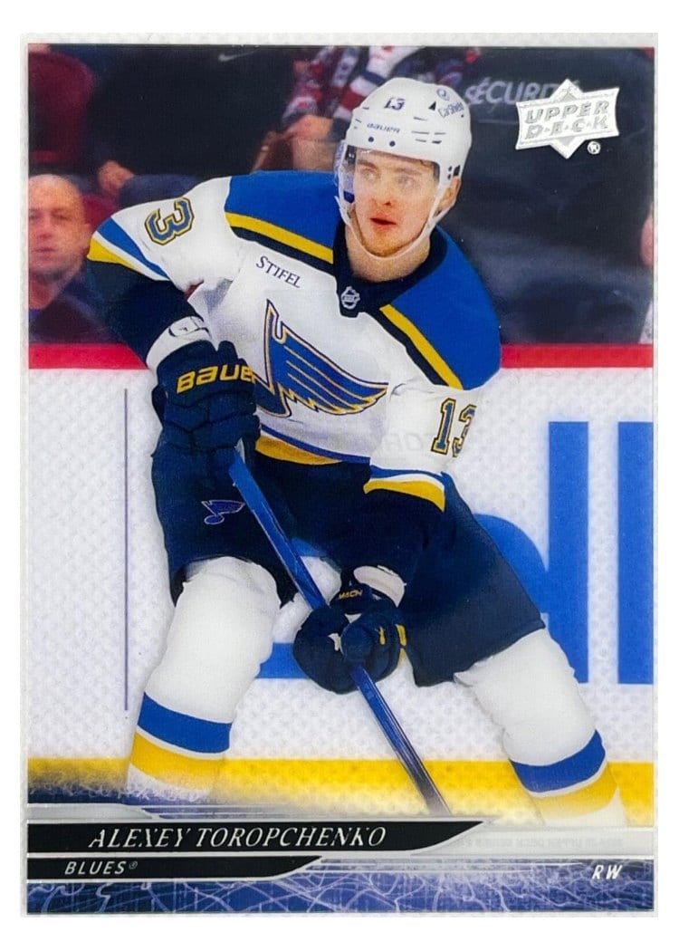 2024-25 Upper Deck Base Set Alexey Toropchenko Clear Cut #402 card