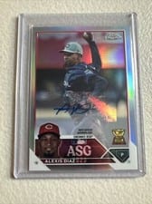2023 Topps Chrome Update 2023 All-Star Game Autograph Alexis Díaz #ASGA-AD card