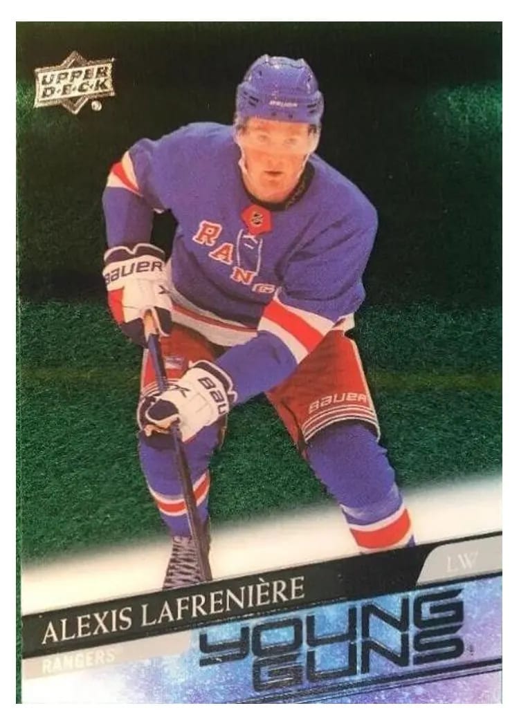 2020 Upper Deck Alexis Lafreniere #201 card