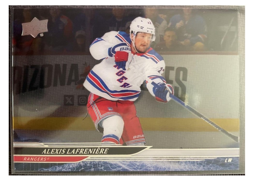 2024-25 Upper Deck Base Set Alexis Lafreniere #126 card