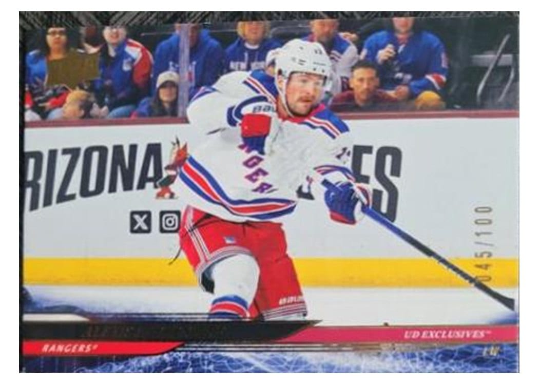 2024-25 Upper Deck Base Set Alexis Lafreniere #126 card