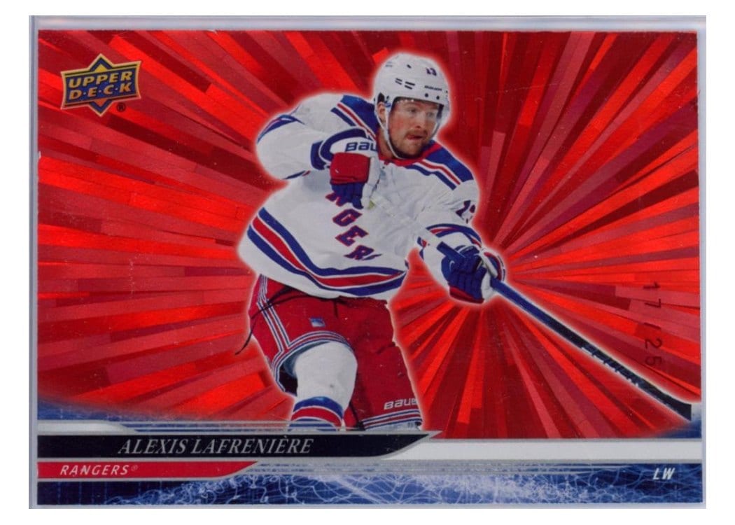 2024-25 Upper Deck Base Set Alexis Lafreniere #126 card